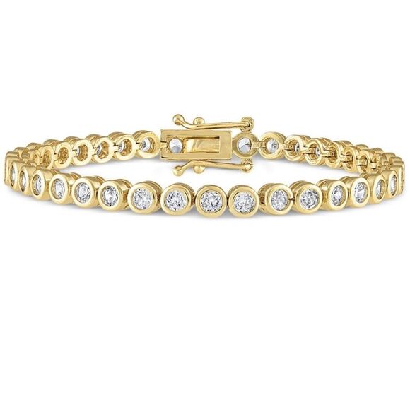 Anthropologie Jewelry - Bezel tennis bracelet A1182